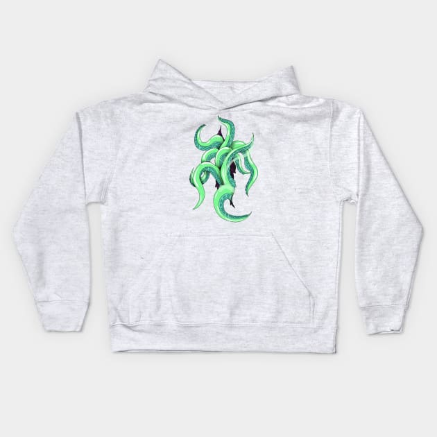 tentacles Kids Hoodie by SnowJade